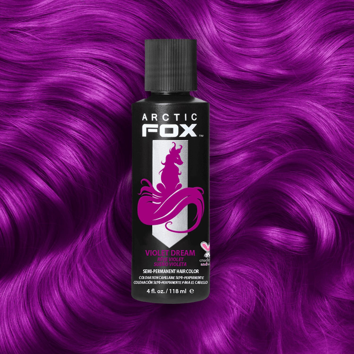 Arctic Fox Violet Dream Semi Permanent Hair Color 4 oz.