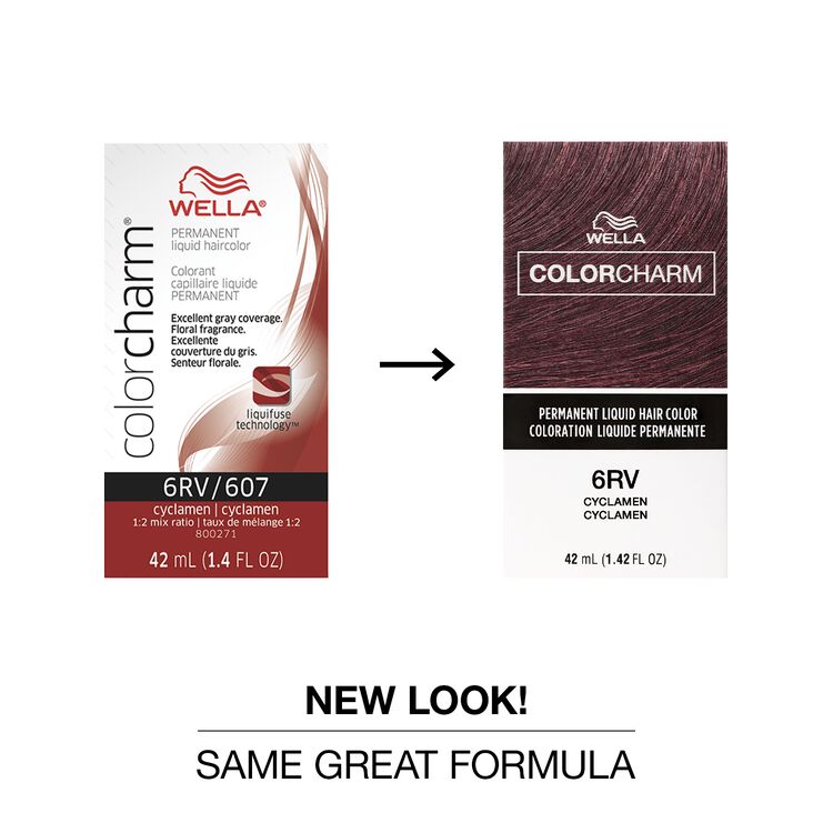 6RV Cyclamen Permanent Liquid Hair Color