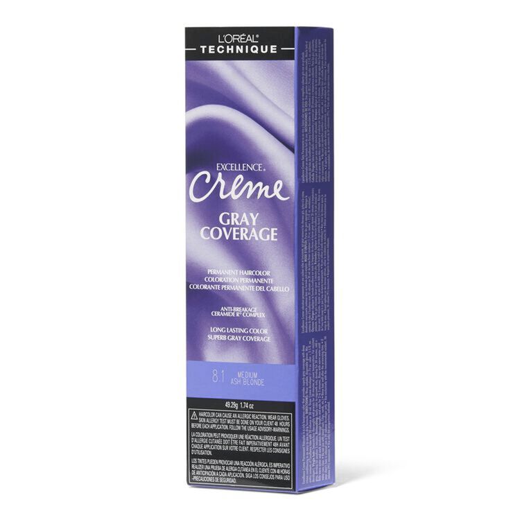 8.1 Medium Ash Blonde Permanent Creme Hair Color