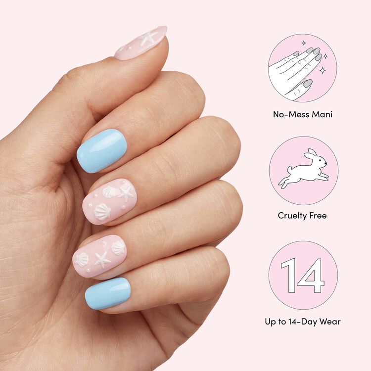 Gloss Seawashed in Sardinia Gel Nail Polish Strips
