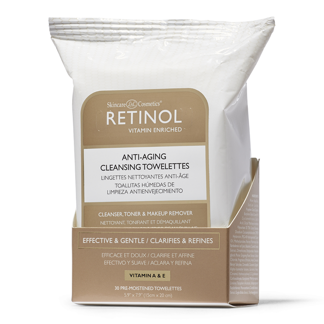 Retinol Anti Aging Cleansing Towelettes