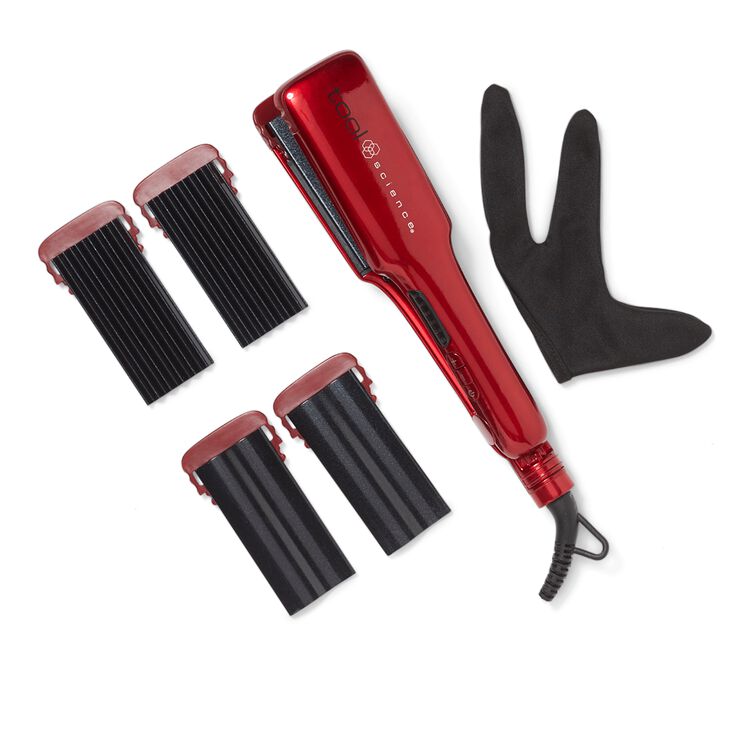 Tool Science Nano Silver Styler Hd Ceramic Flat Iron Hair Straightener Styling Iron