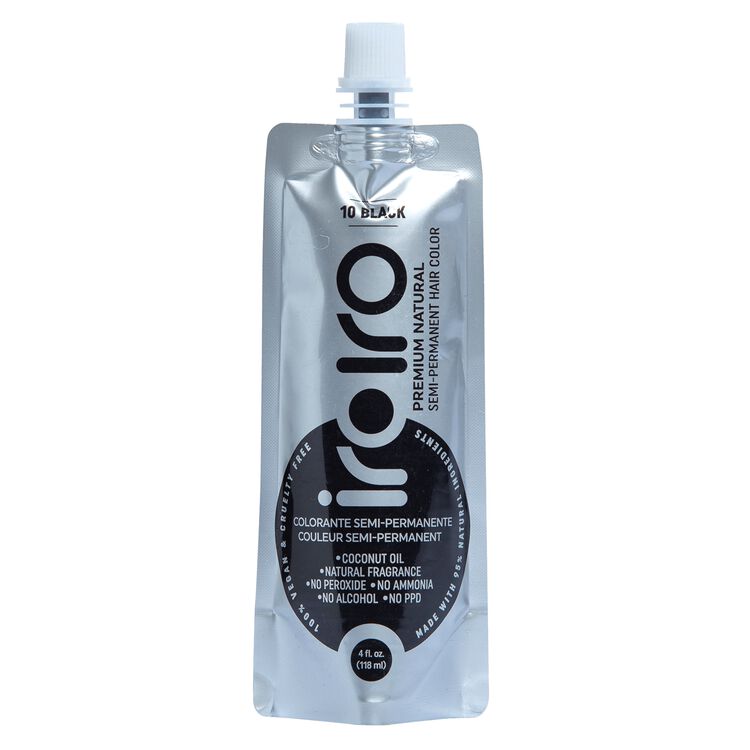 iroiro 10 Black Premium Natural Semi Permanent Hair Color | Semi Permanent  Hair Color | Sally Beauty