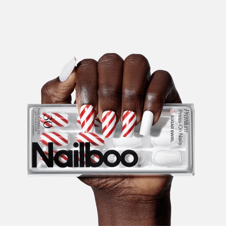 Sugar Swirl Premium Press On Nails