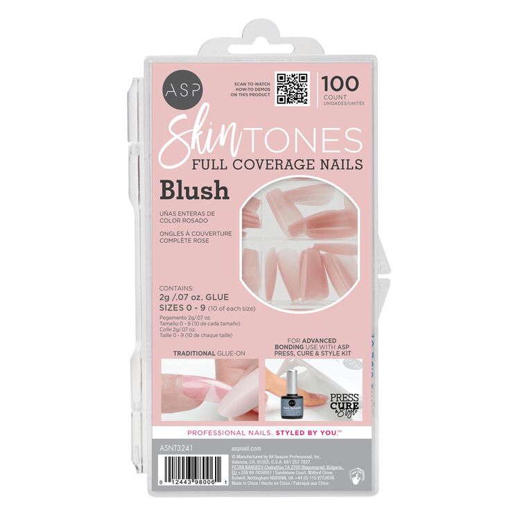 Blush Full Coverage Skin Tone Nails