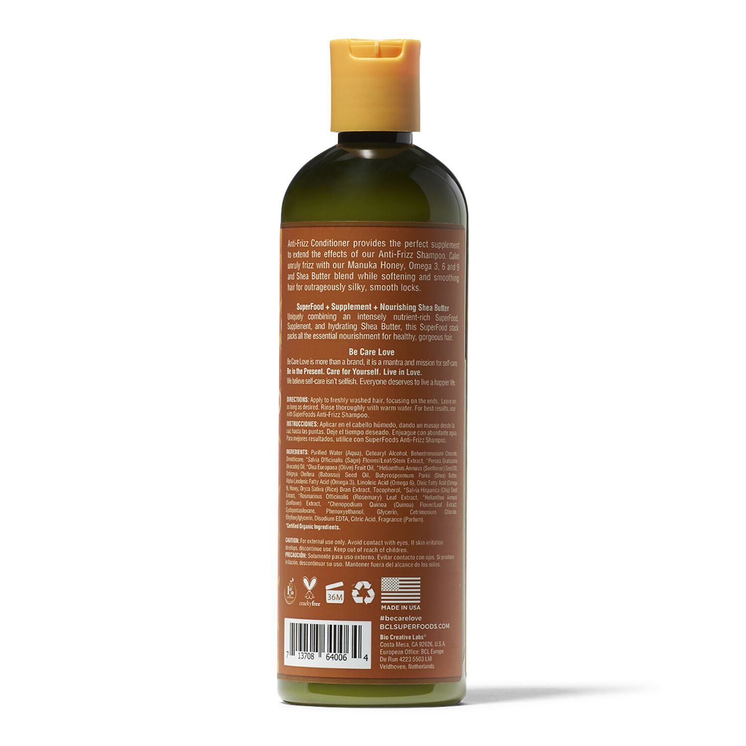Superfoods Anti Frizz Conditioner by Bio Creative Labs/Be Care Love ...