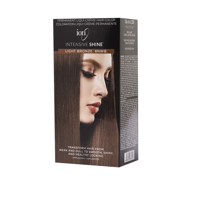 ion Intensive Shine Hair Color Kit Light Bronze 8NWB Hair Color Kit