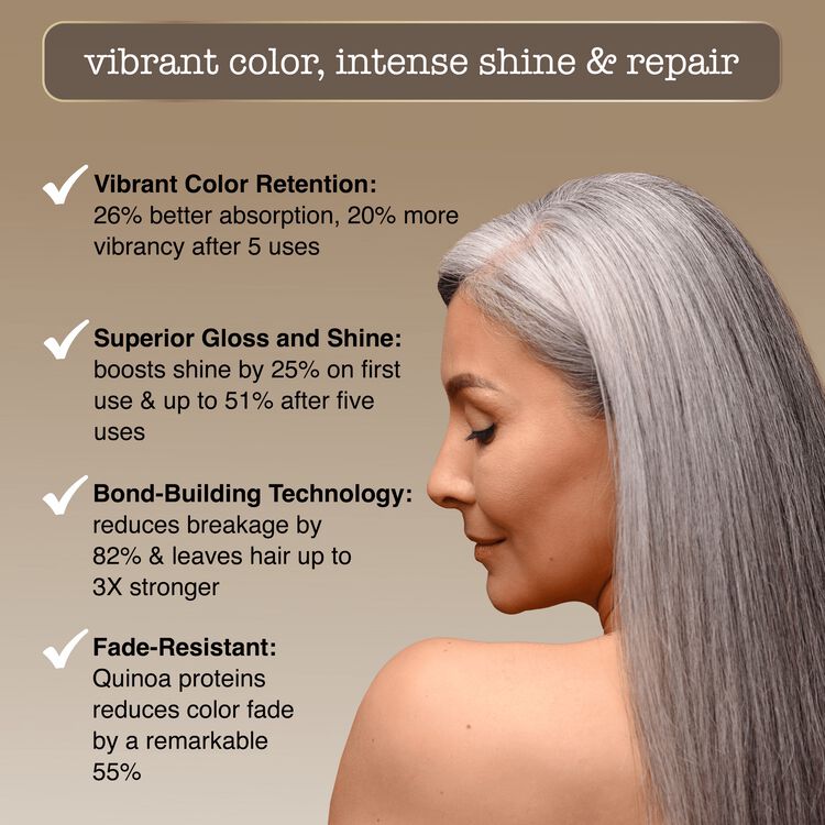 Silver Glossy Color & Gloss & Repair Semi Permanent Hair Gloss