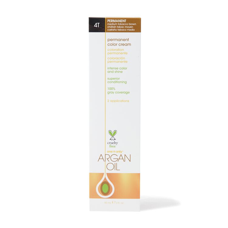 Argan Oil Permanent Color Cream 4T Medium Tobacco Brown