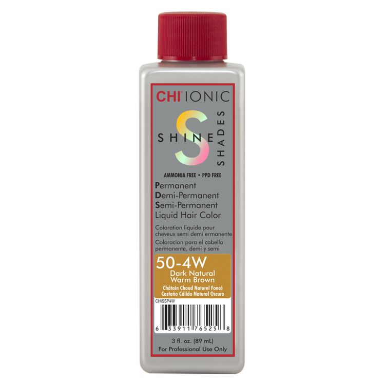 Ionic Shine Shades 50-4W Dark Coverage Plus Warm Brown