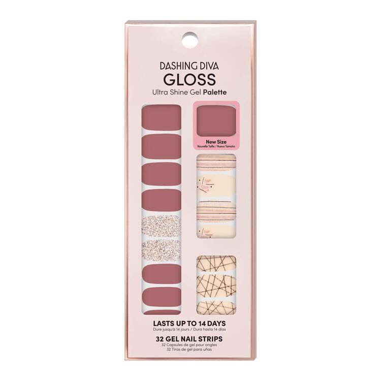 Dashing Diva Inside Edition Ultra Shine Gel Strips Press On Nail Kits Sally Beauty