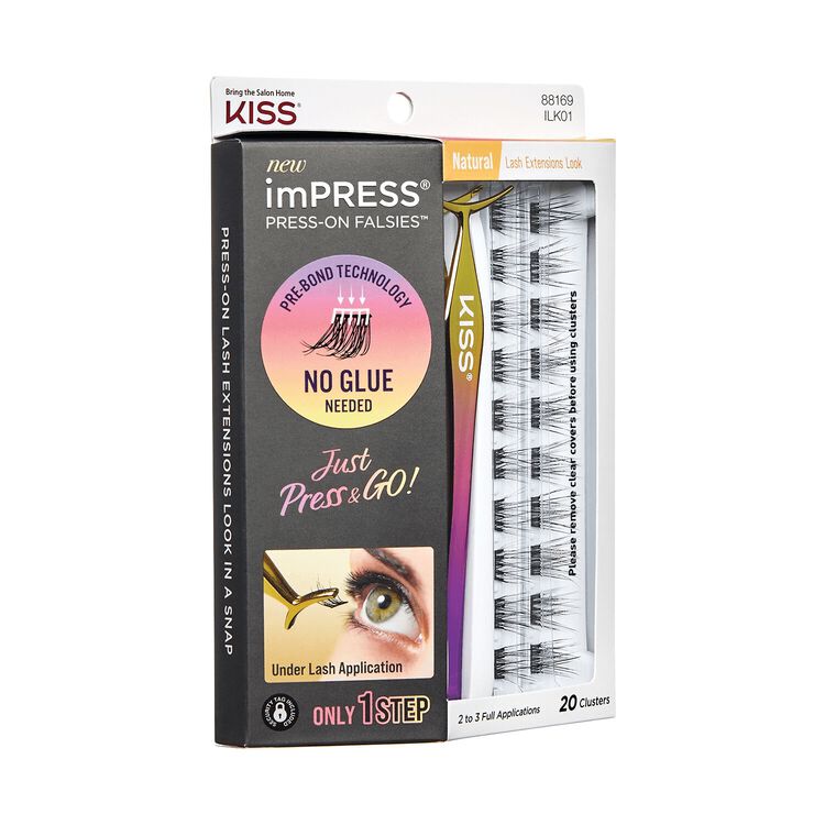 imPRESS Press-On Falsies Eyelash Clusters - Natural