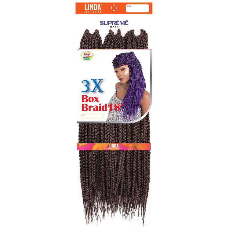 Supreme Hair 3x Box Braid 18 Inch Crochet Hair Sally Beauty