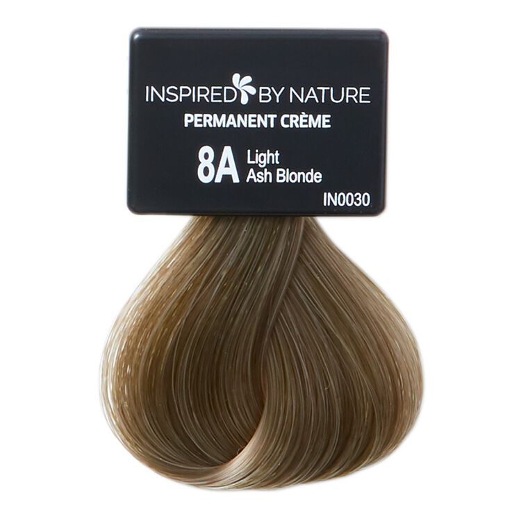 Ammonia-Free Permanent Hair Color Light Ash Blonde 8A
