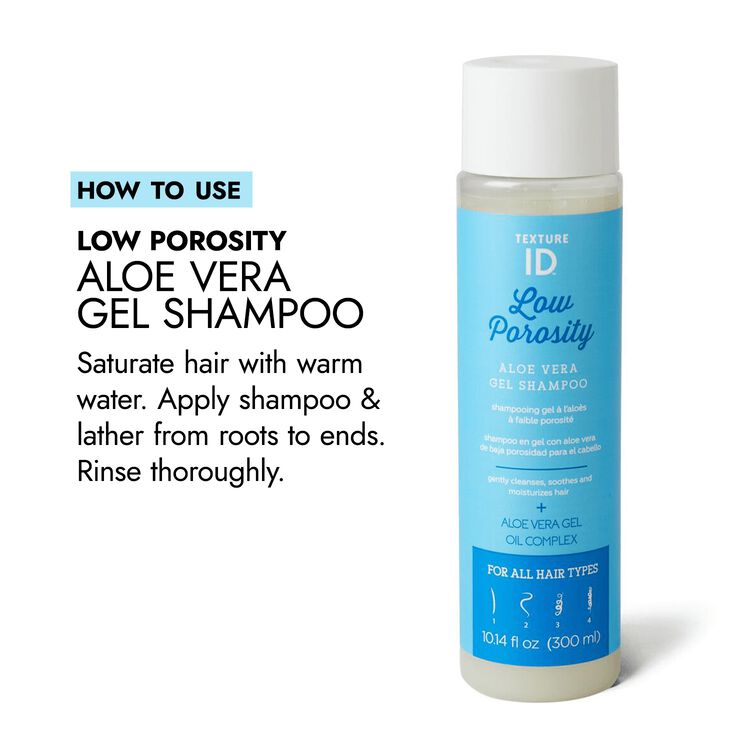Low Porosity Aloe Vera Gel Shampoo