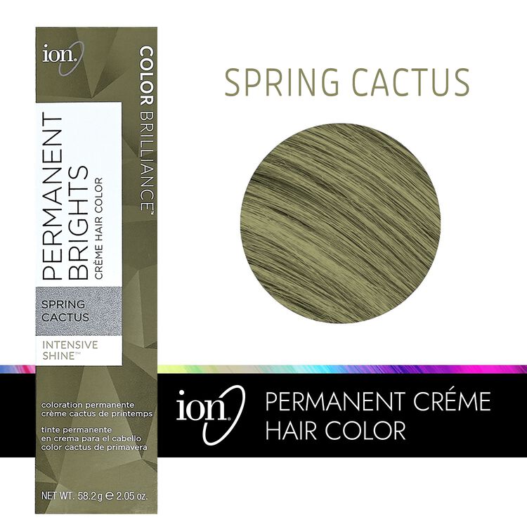 Permanent Brights Creme Hair Color Pastel Spring Cactus