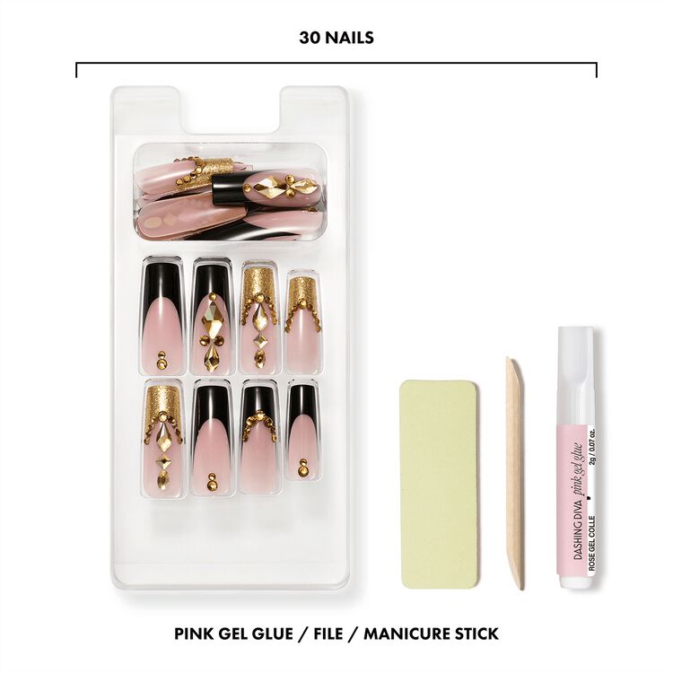Gel Nail Luxe Gold Mine