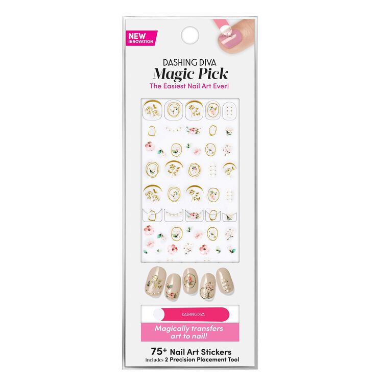Magic Pick 3D Nail Art Floral Blush