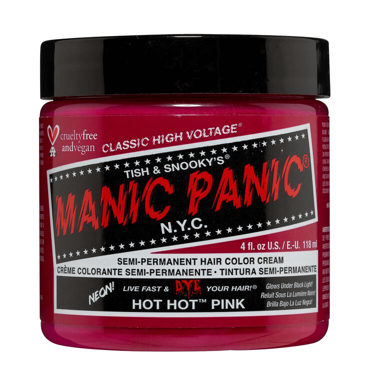 Hot Hot Pink Semi Permanent Cream Hair Color