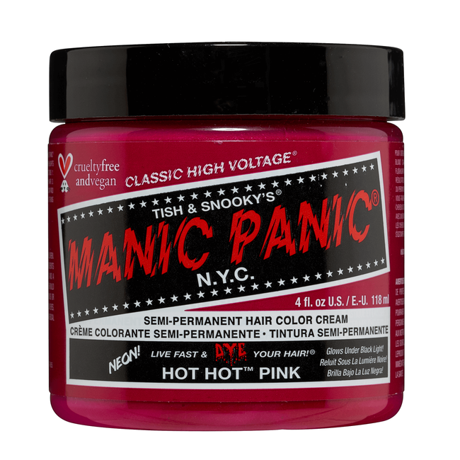 Manic 118ml sbs tinta 2390 dennis Hot Hot Pink - Manic Panic Semi-Permanent Hair Color | Sally Beauty