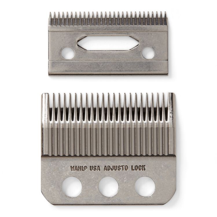 3 Hole Adjusto Lock Clipper Blade Set By Wahl Replacement Blades