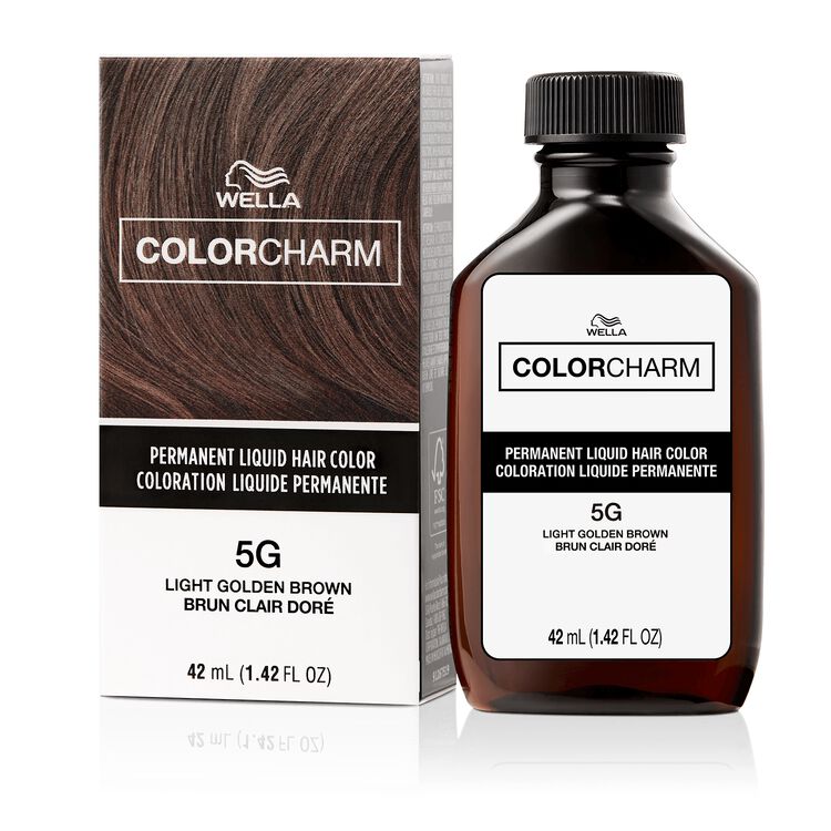 5G Light Golden Brown Permanent Liquid Hair Color