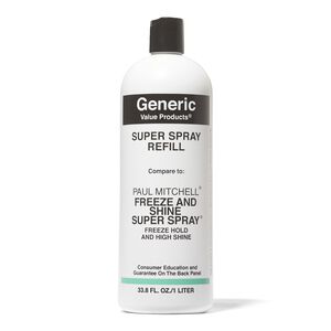 Super Spray Compare to Paul Mitchell Freeze and Shine Super Spray 33.8 oz