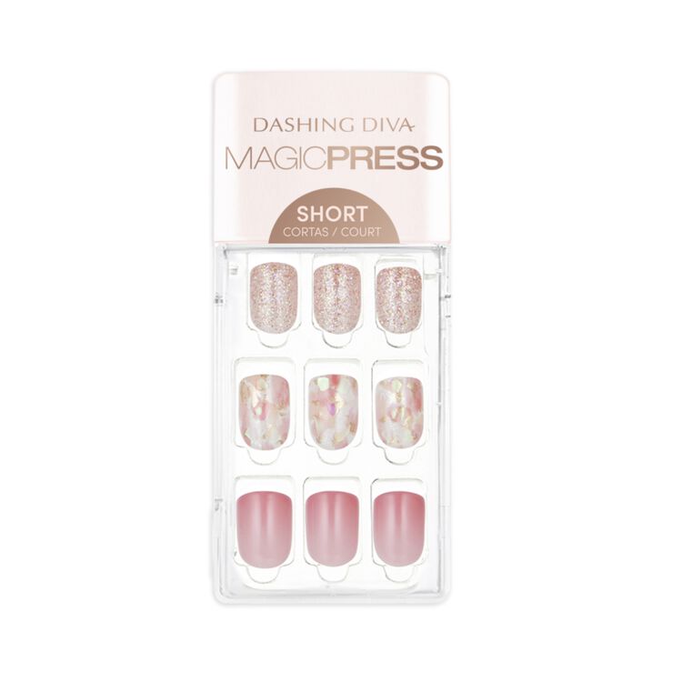 Magic Press on Nails Pink Passion- Short