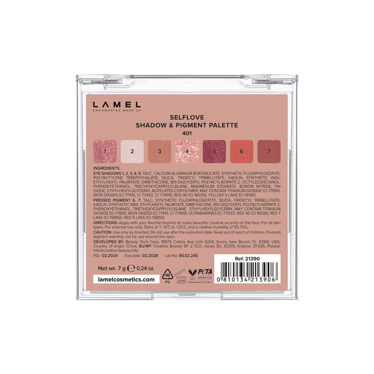 SELFLOVE Shadow Palette 401