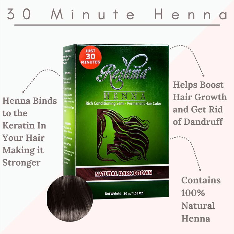 Natural Henna Semi Permanent Hair Color By Reshma Demi Semi