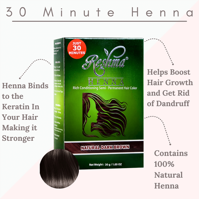 Reshma Natural Henna Semi Permanent Hair Color | Semi ...