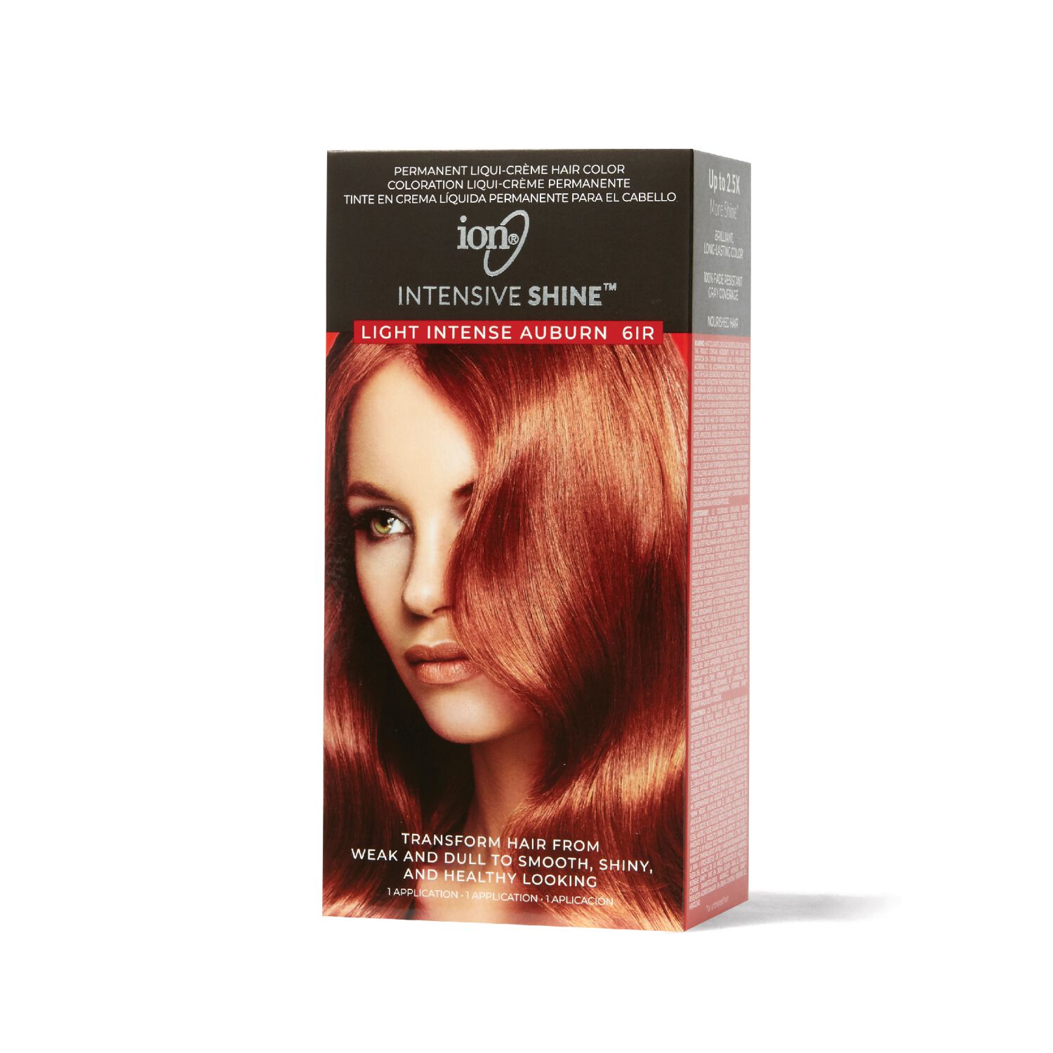 Ion Intensive Shine Hair Color Kit Light Intense Auburn 6ir Hair Color Kit Sally Beauty