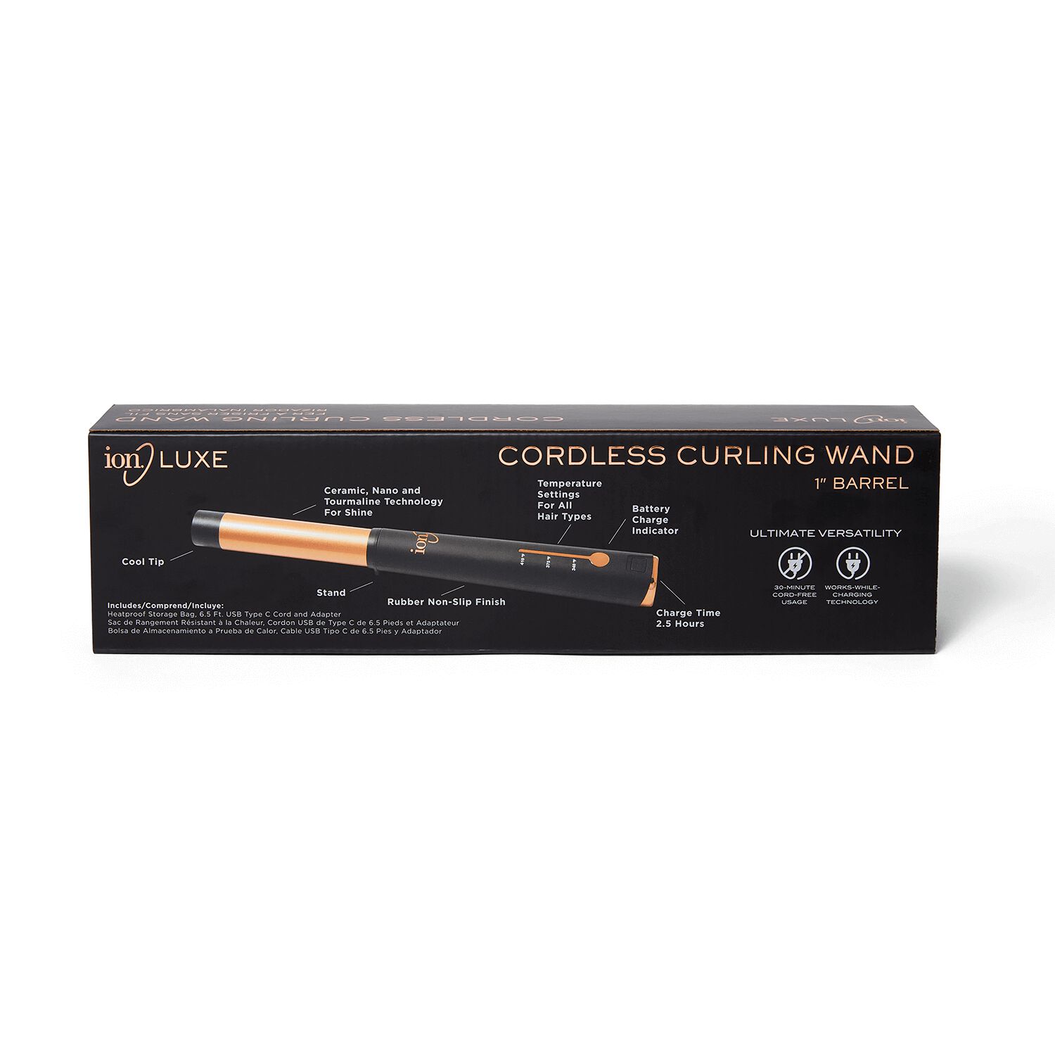 ion Luxe Cordless Curling Wand Sally Beauty