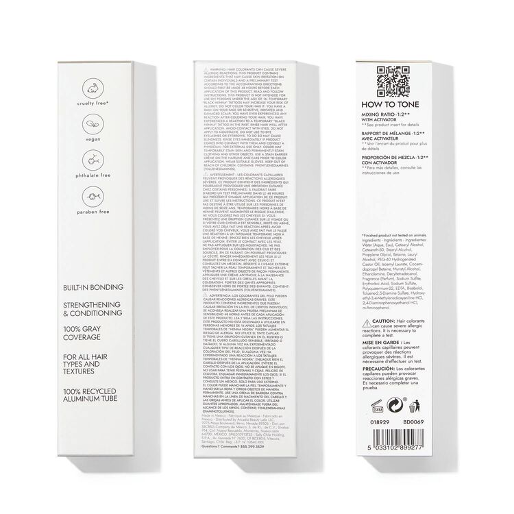 Smoky Blonde Bonding Toner Demi-Permanent Hair Color