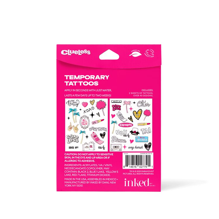 Clueless: As If Temporary Tattoos