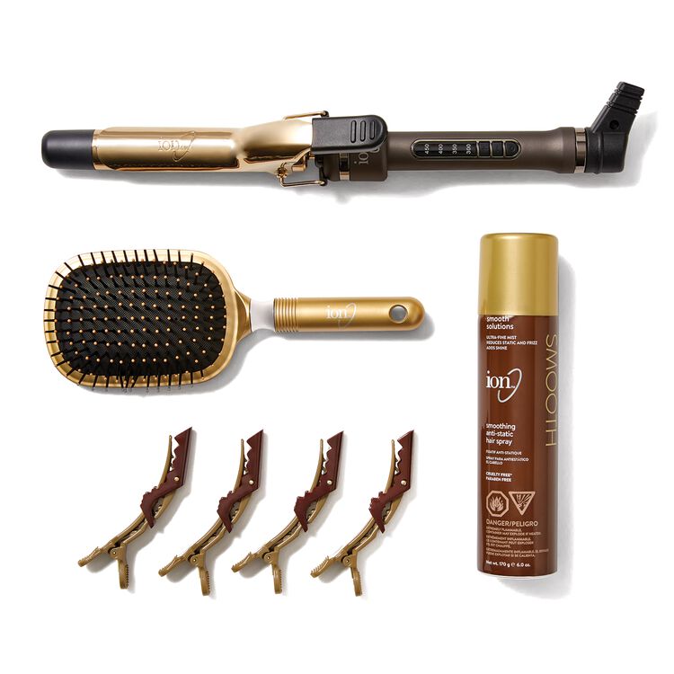Ion Ion Curl Style Styling Kit Flat Irons Hair Straighteners