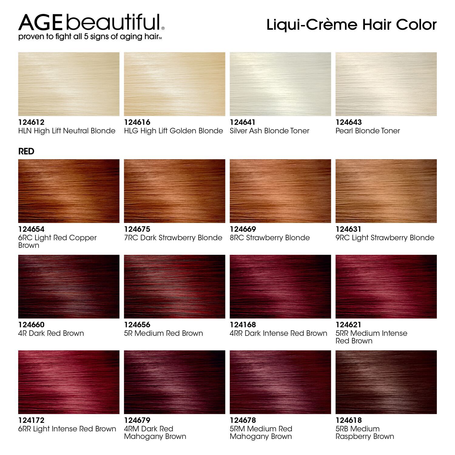 AGEbeautiful AntiAging LiquiCrème Permanent Hair Colors Permanent