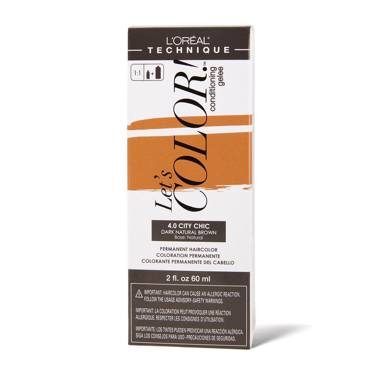 Let's COLOR! Conditioning Gelee Permanent Haircolor 4.0 City Chic