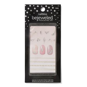 Chain Linked Bejeweled Nail Art