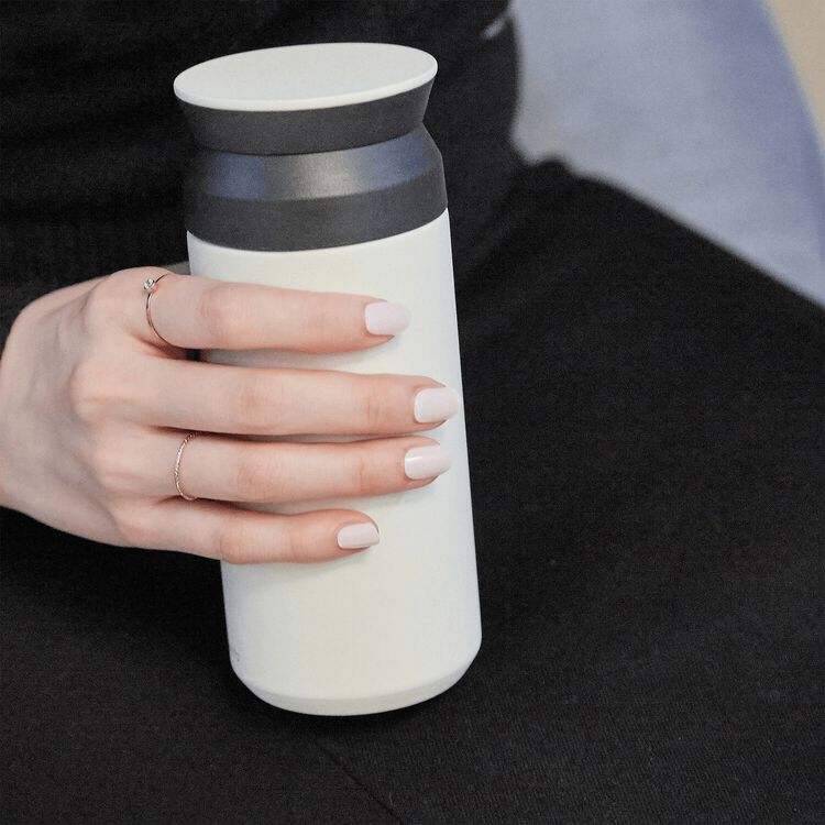 Powder Pink Semi-Cured Color Gel Strips