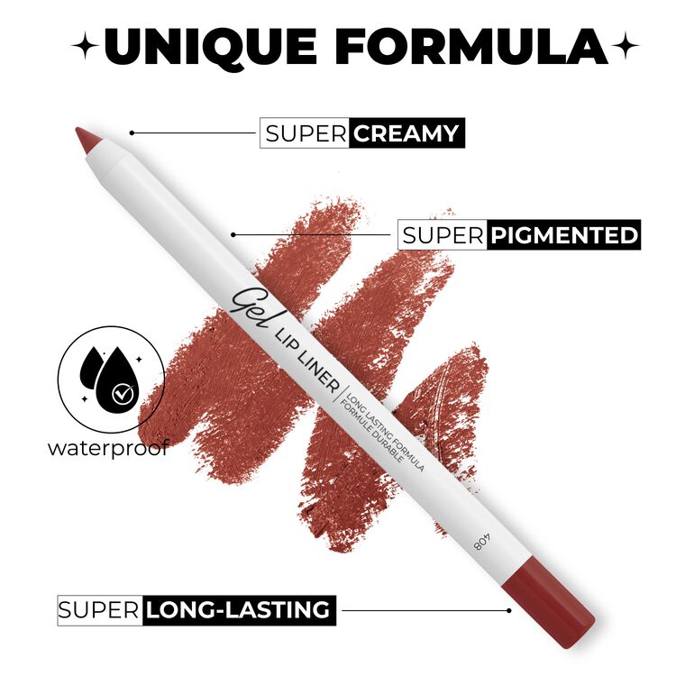 Long Lasting Gel Lip Liner Pink Plum