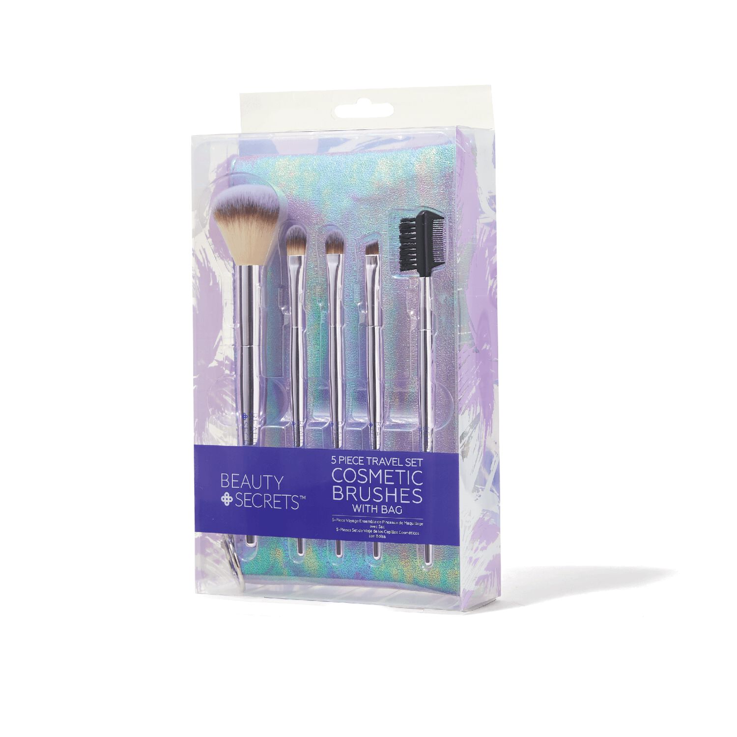5 piece travel makeup brush set