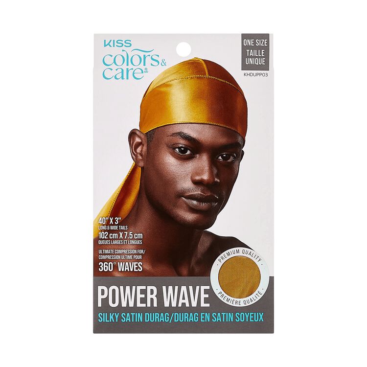 Gold Power Wave Satin Durag
