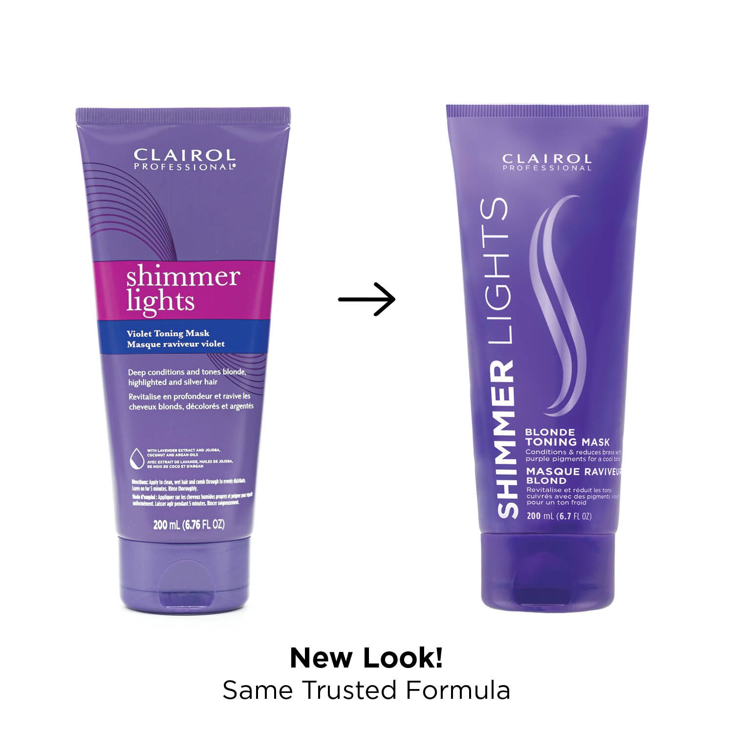 Clairol Shimmer Lights Purple Toning Mask Deep Purple Conditioner