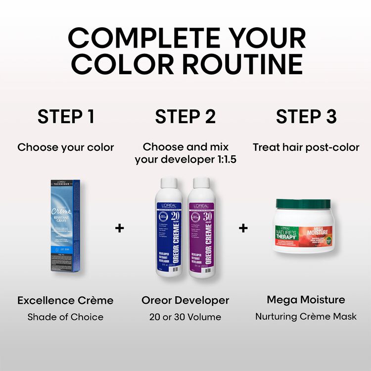 Resistant Grays 4X Dark Brown Permanent Creme Hair Color