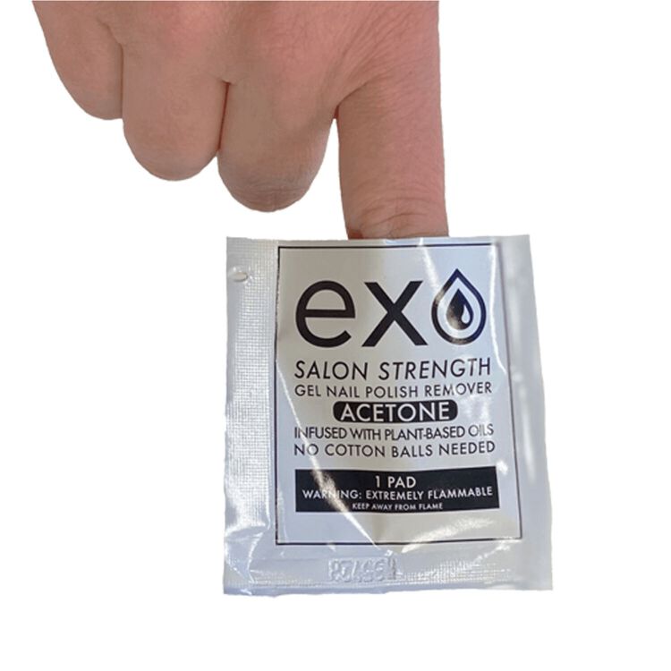 Exo Supply Salon Strength Gel Nail Polish Remover Pads gel polish