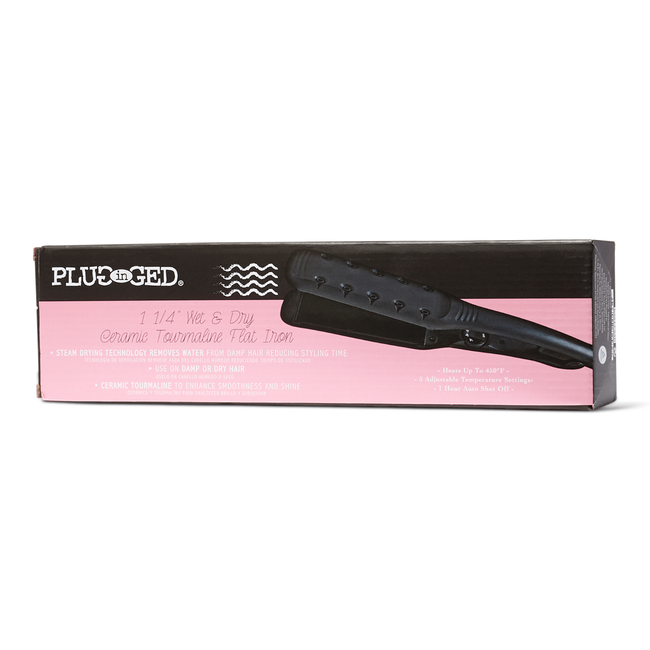 Wet N Dry Ceramic Flat Iron 1 1 4 In By Plugged In Flat Irons Sally Beauty