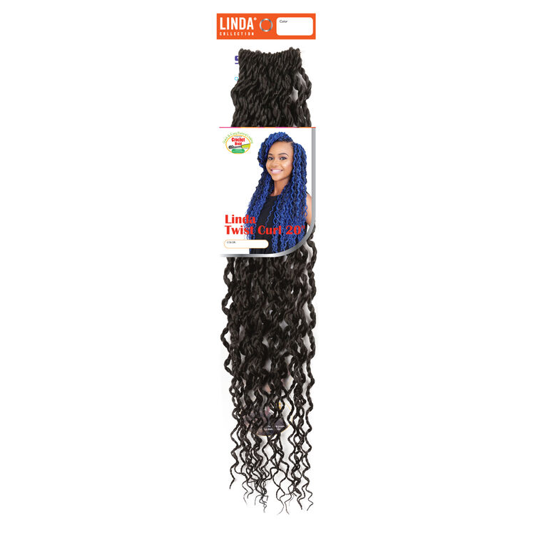 Crochet Twist Curl 20 Inch Darkest Brown