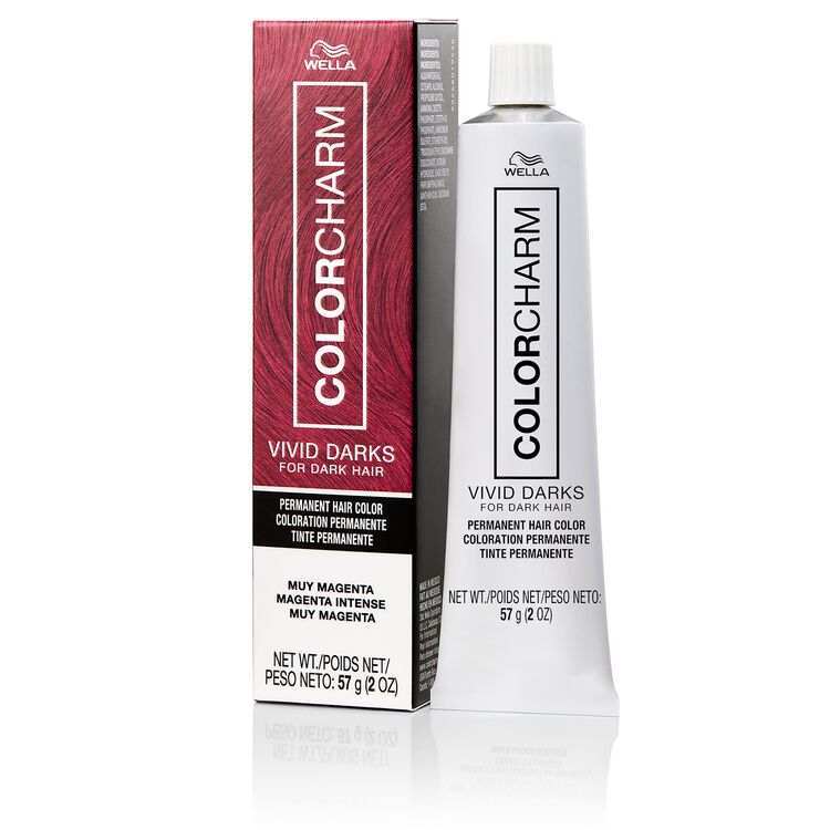 Vivid Darks Permanent Cream Hair Color Muy Magenta