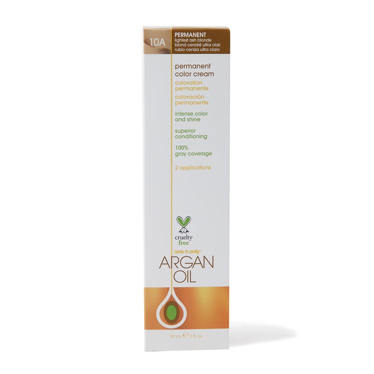 Argan Oil Permanent Color Cream 10A Lightest Ash Blonde